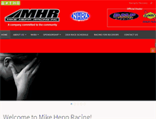 Tablet Screenshot of mikeheppracing.com